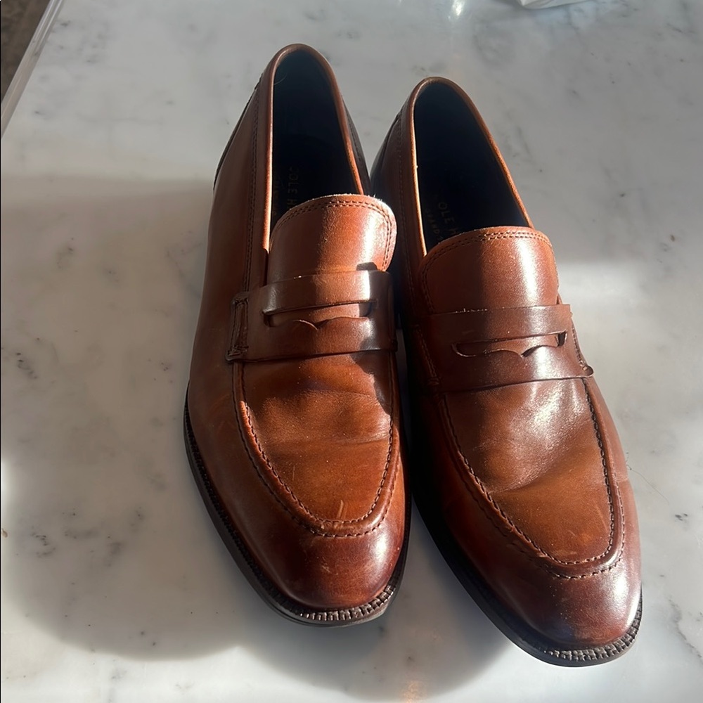 Cole Haan Brown Leather Loafers